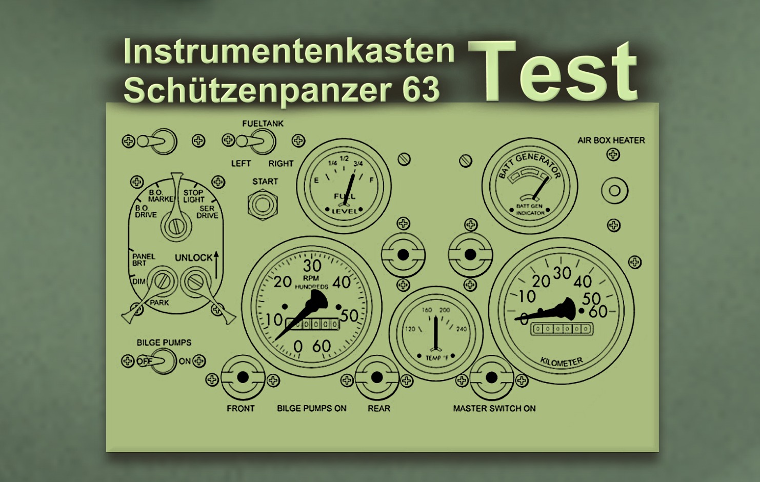 Quiz Anzeigen und Schalter