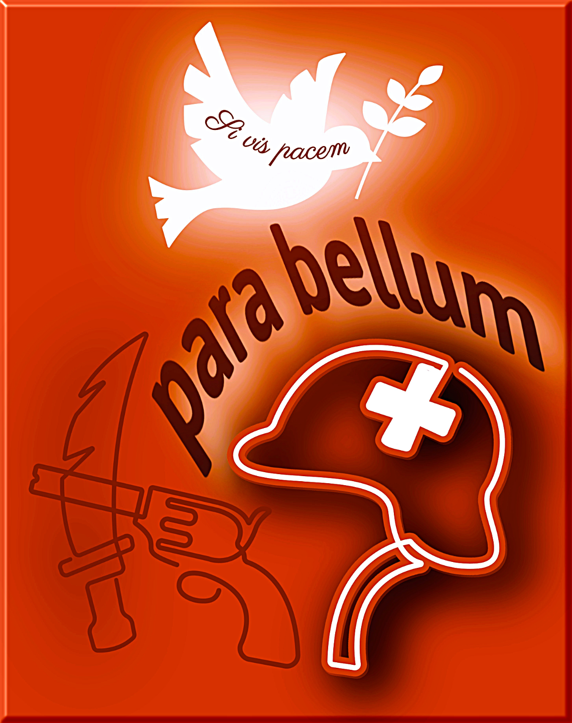  <br>Si vis pacem para bellum: Ist ein Sprichwort, übersetzt lateinisch-deutsch: „Wenn du den Frieden willst, bereite den Krieg vor“. (Quintessenz aus der 7. Philippischen Rede von Marcus Tullius Cicero, gehalten im Jahre 43 vor Christus). Diplomatie: Kunst der Verhandlung durch Druck, Ausweichen, Nachgeben, Kooperation und Kompromiss möglichst eine Win-Win-Situation zu erreichen. Dissuasion: Abhaltung, Abschreckung durch hohe und überzeugende Verteidigungsfähigkeit. Neutralität: Enthaltung von der Teilnahme am bewaffneten Konflikt und Unparteilichkeit im Verhalten gegenüber beiden Kriegführenden. Neutralität alleine ist jedoch keine Sicherheitsgarantie. Wehrwille: Bereitschaft der Bürgerinnen und Bürger, das Land bis zum letzten Atemzug zu verteidigen. 